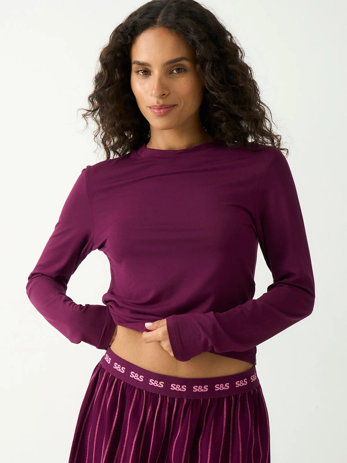 How to Layer a Long Sleeve Top Under Any Outfit