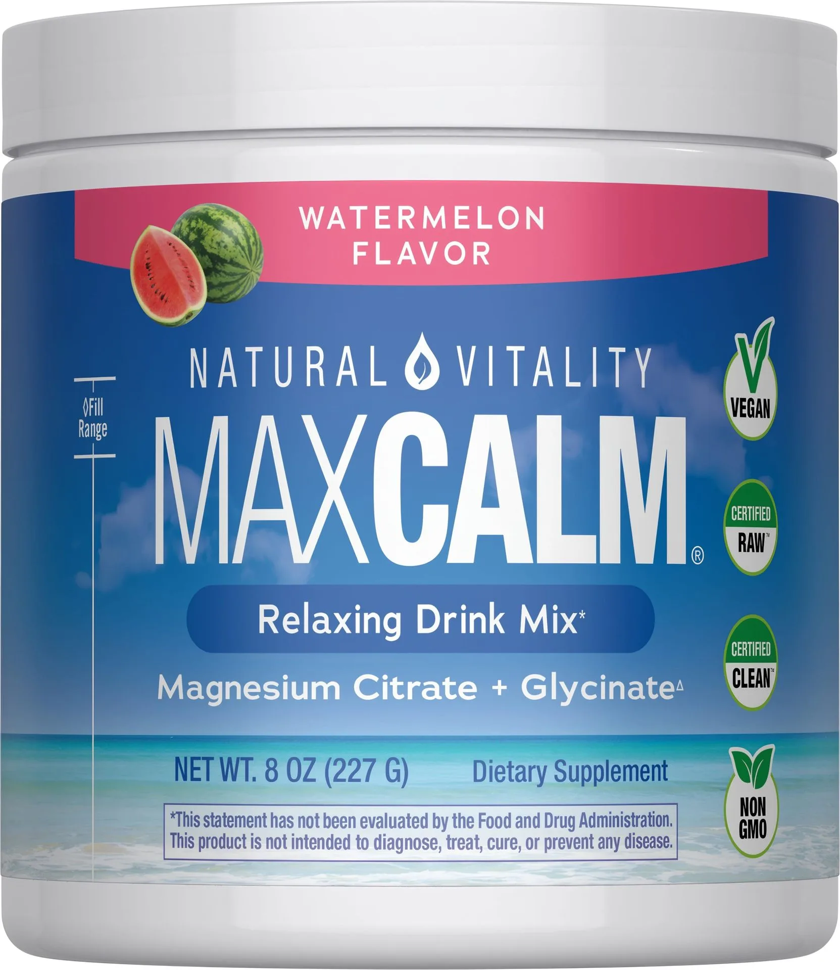 MaxCalm Relaxing Drink Mix Magnesium Glycinate Raspberry-Lemonade Review