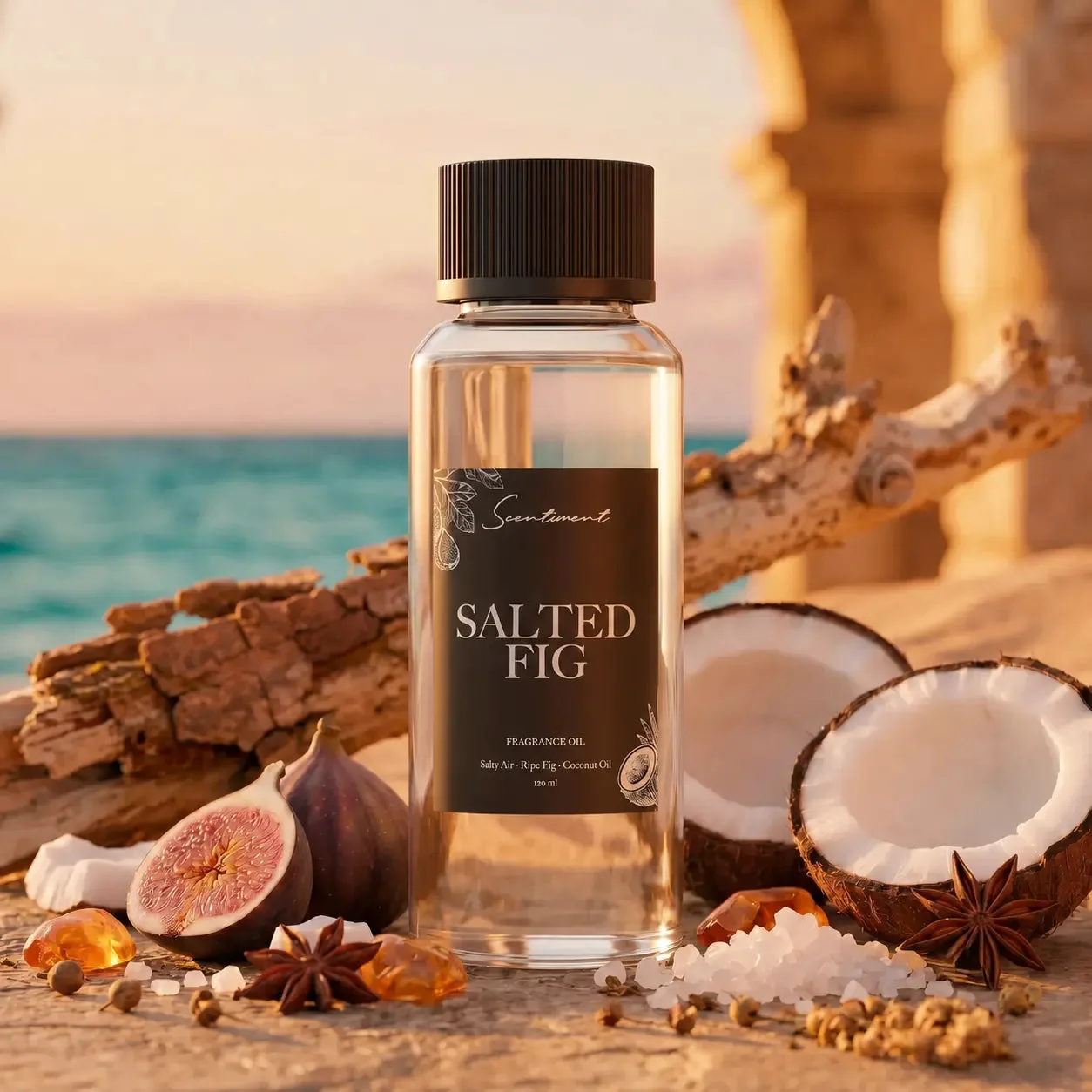 Aceite aromático de higo salado: Perfil cálido y terroso