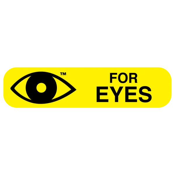 "FOR EYES" Label