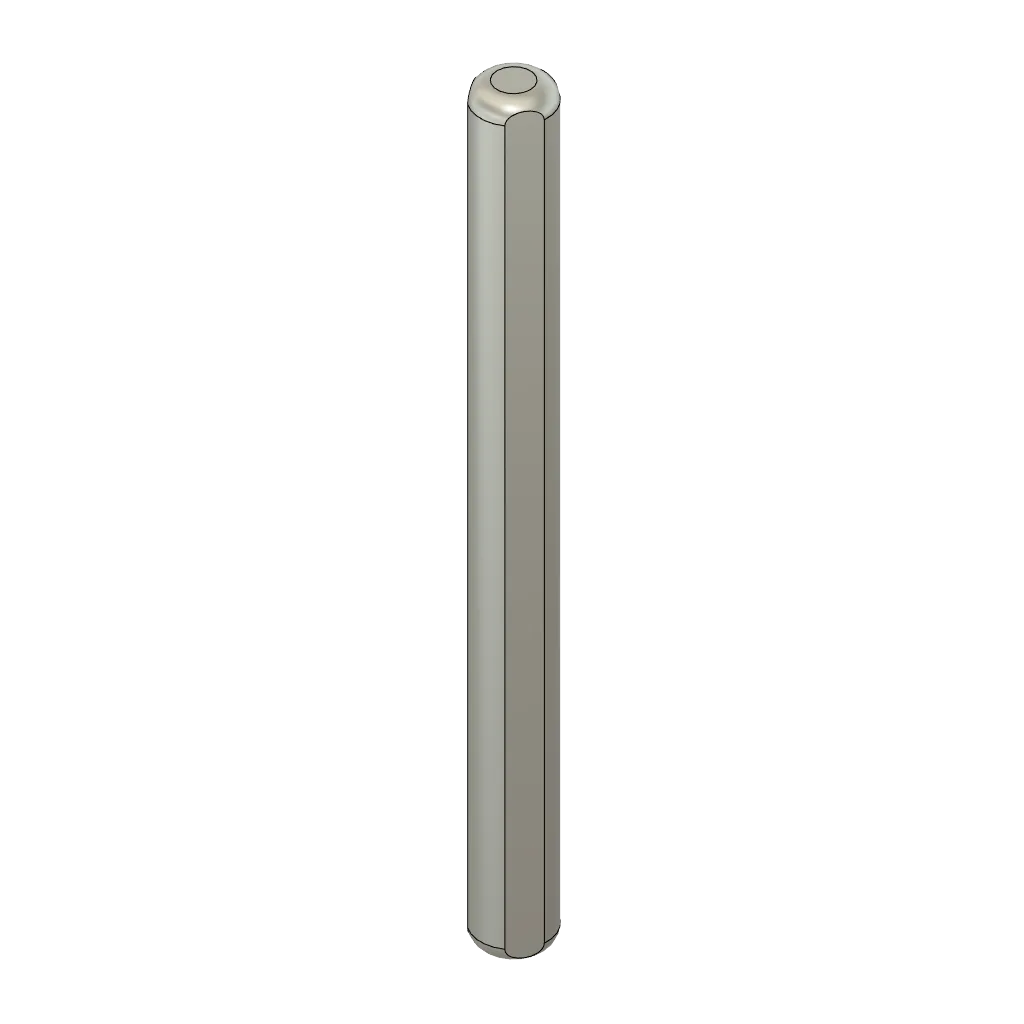 Axle profile 4x45 mm, galvanized