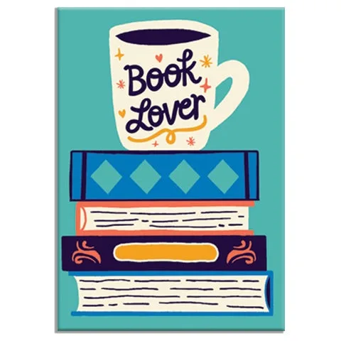 Book Lover Rectangle Magnet