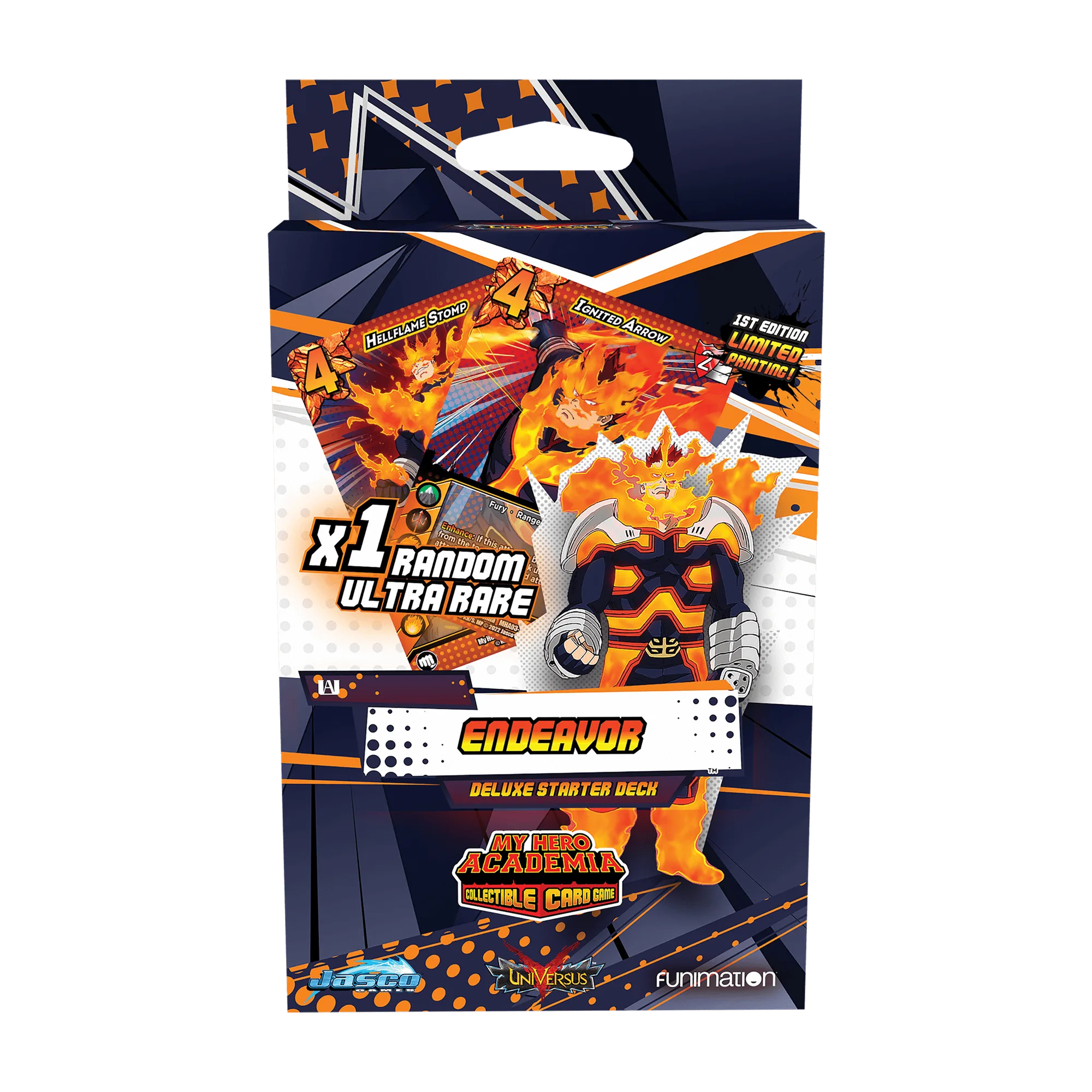 My Hero Academia Collectible Card Game - Heroes Clash Deluxe Starter Deck: Endeavor