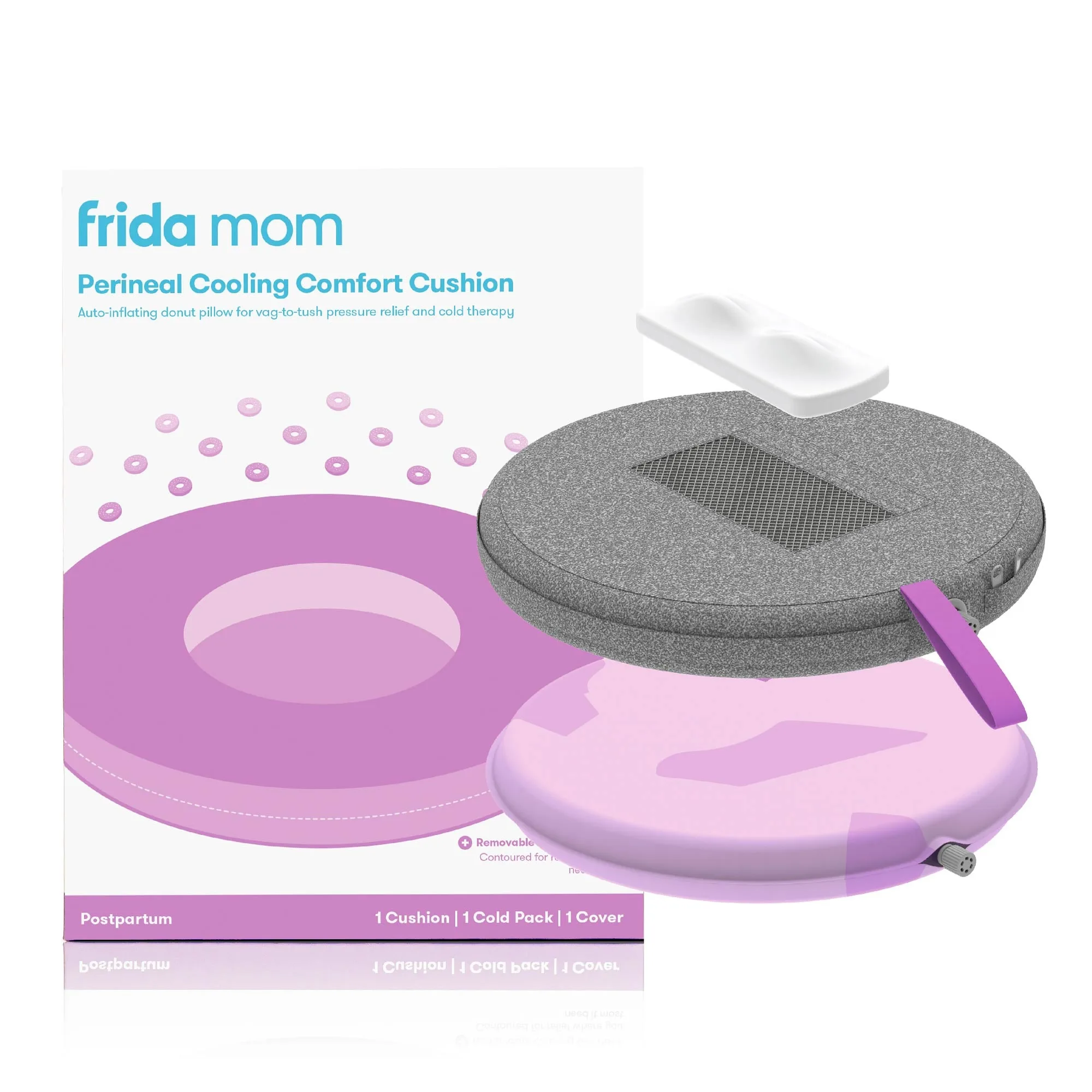 Portable Perineal Cooling Comfort Cushion for Hemorrhoids
