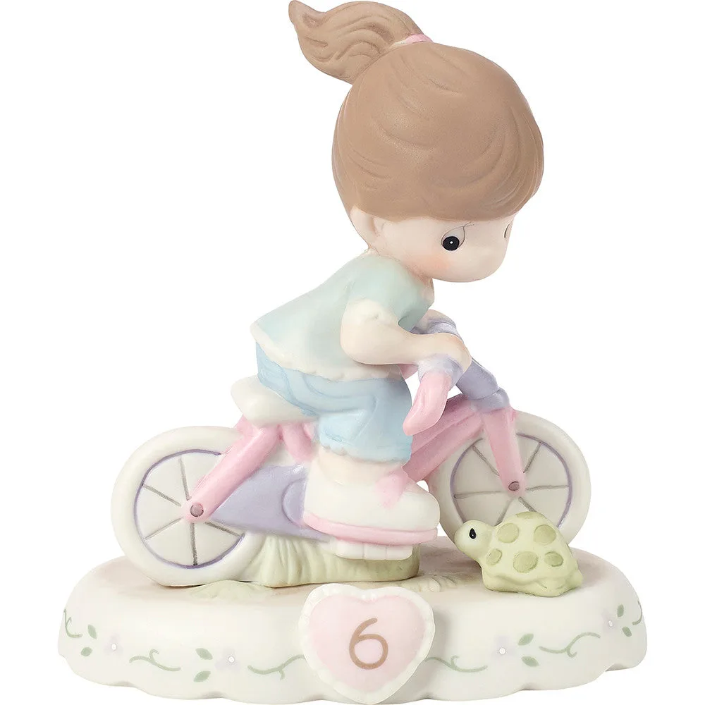 Figurina Bambina Castana, Crescere nella Grazia, 6 Anni