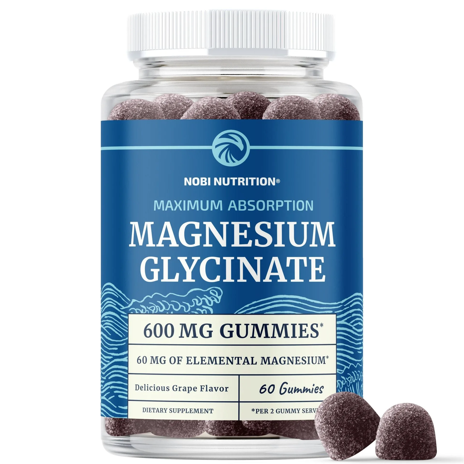 Hořčíkové gumové bonbóny s glycinátem
