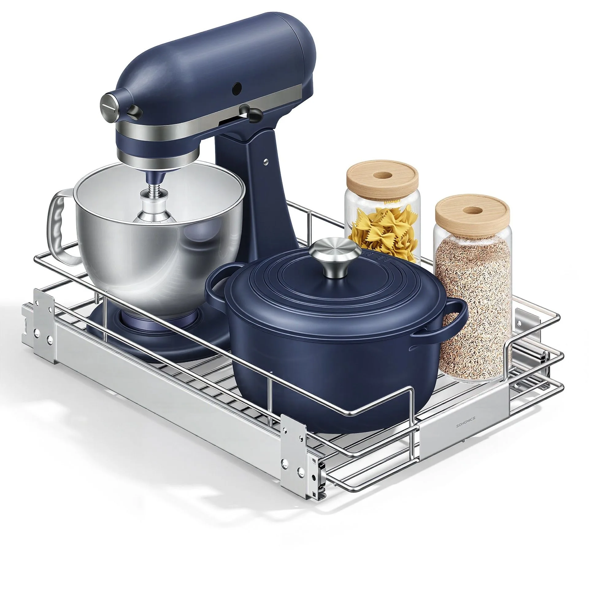 SONGMICS Heavy Duty Pull Out Cabinet Organizer