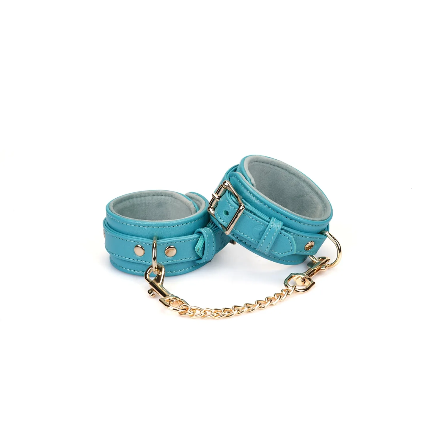 Siren's Cove: Lamb leather Ankle Cuffs with Velvet Lining