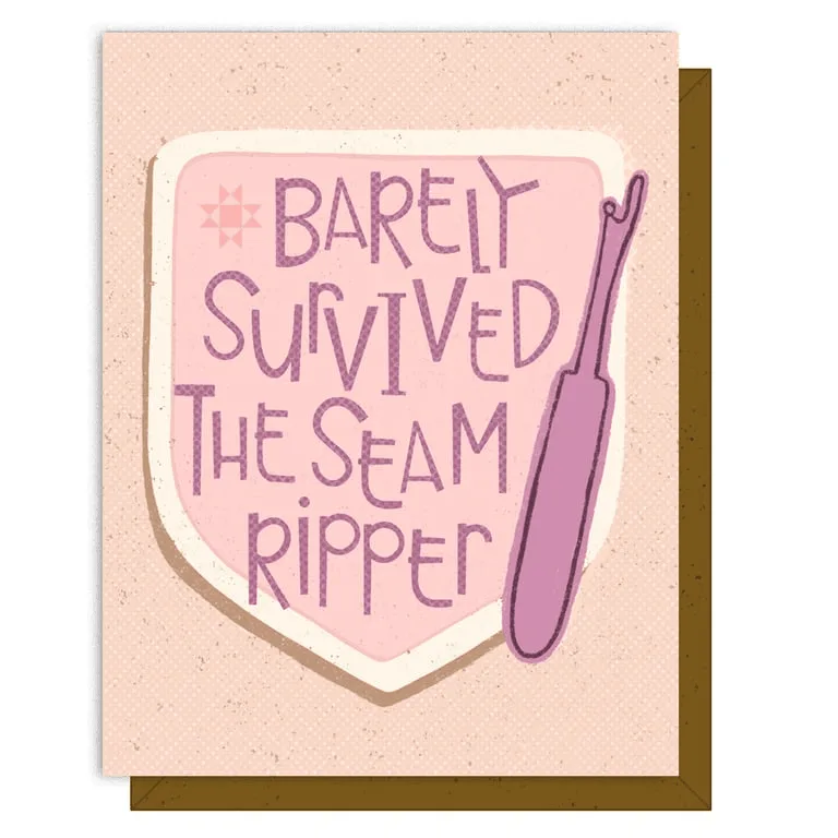 Barely Survived - Greeting Card