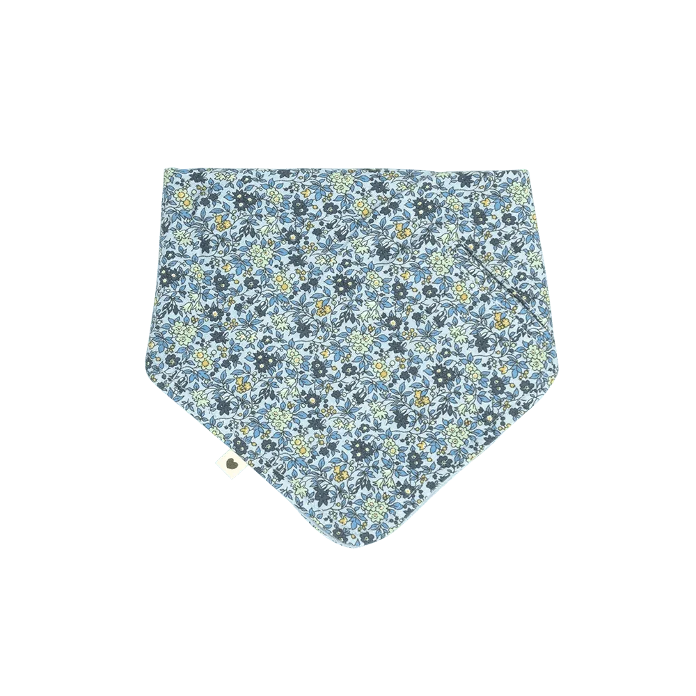 BIBS x LIBERTY Bandana Bib - Chamomile Lawn Baby Blue