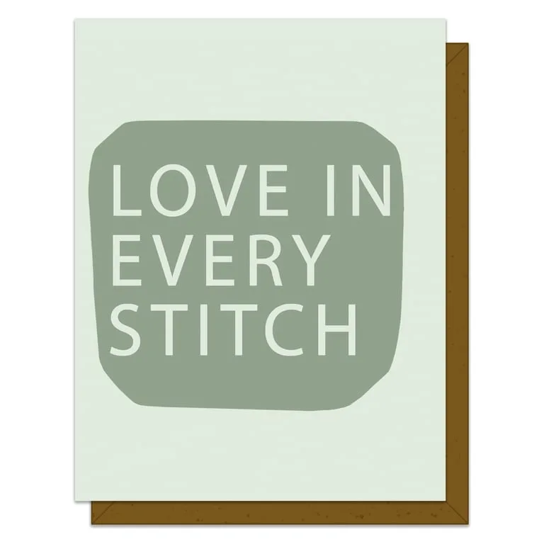 Love in Every Stitch - Quilty Card