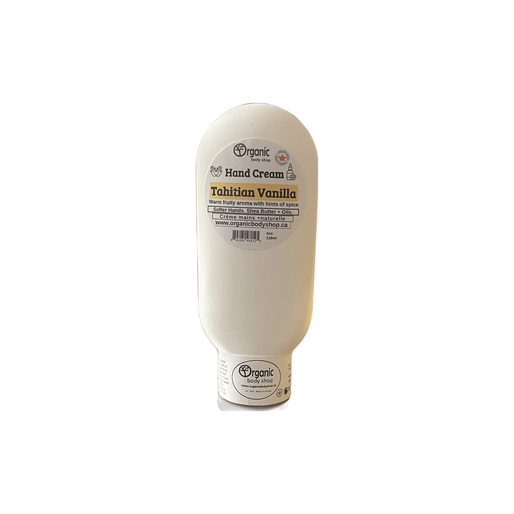 Hand Cream. Shea + Tahitian Vanilla 4oz