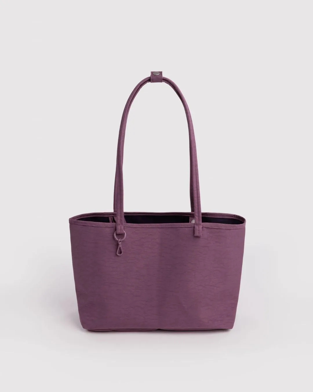 Sac fourre-tout réversible moyen en nylon mélange prune sauvage