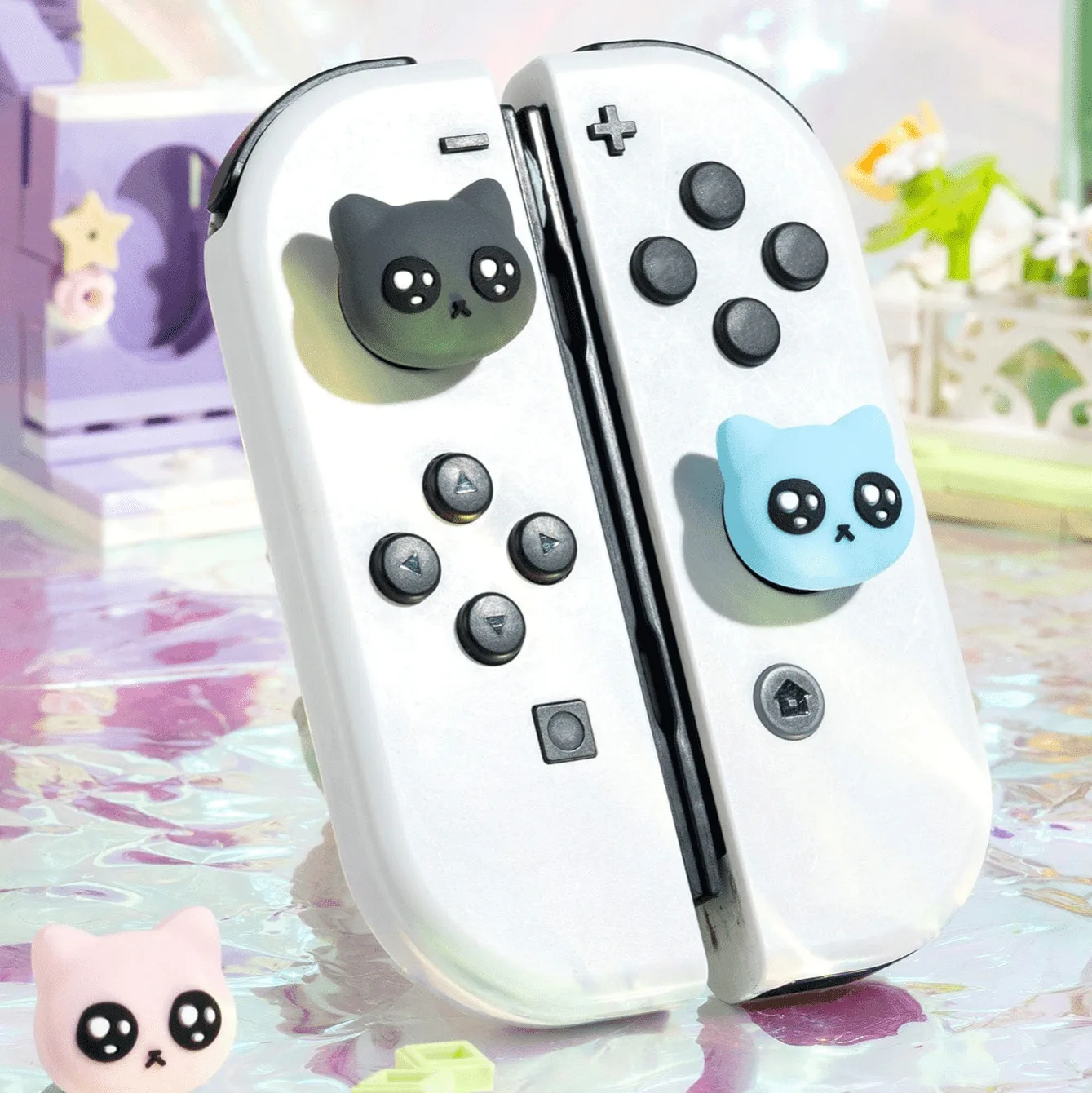Fundas de agarre para pulgar GeekShare Gato Meme