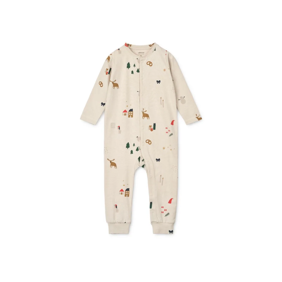 Birk Printed Pyjama Jumpsuit - Holiday / Sandy