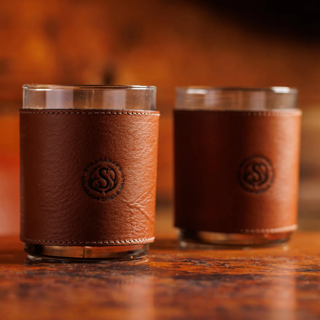 Leather Wrapped Tumblers