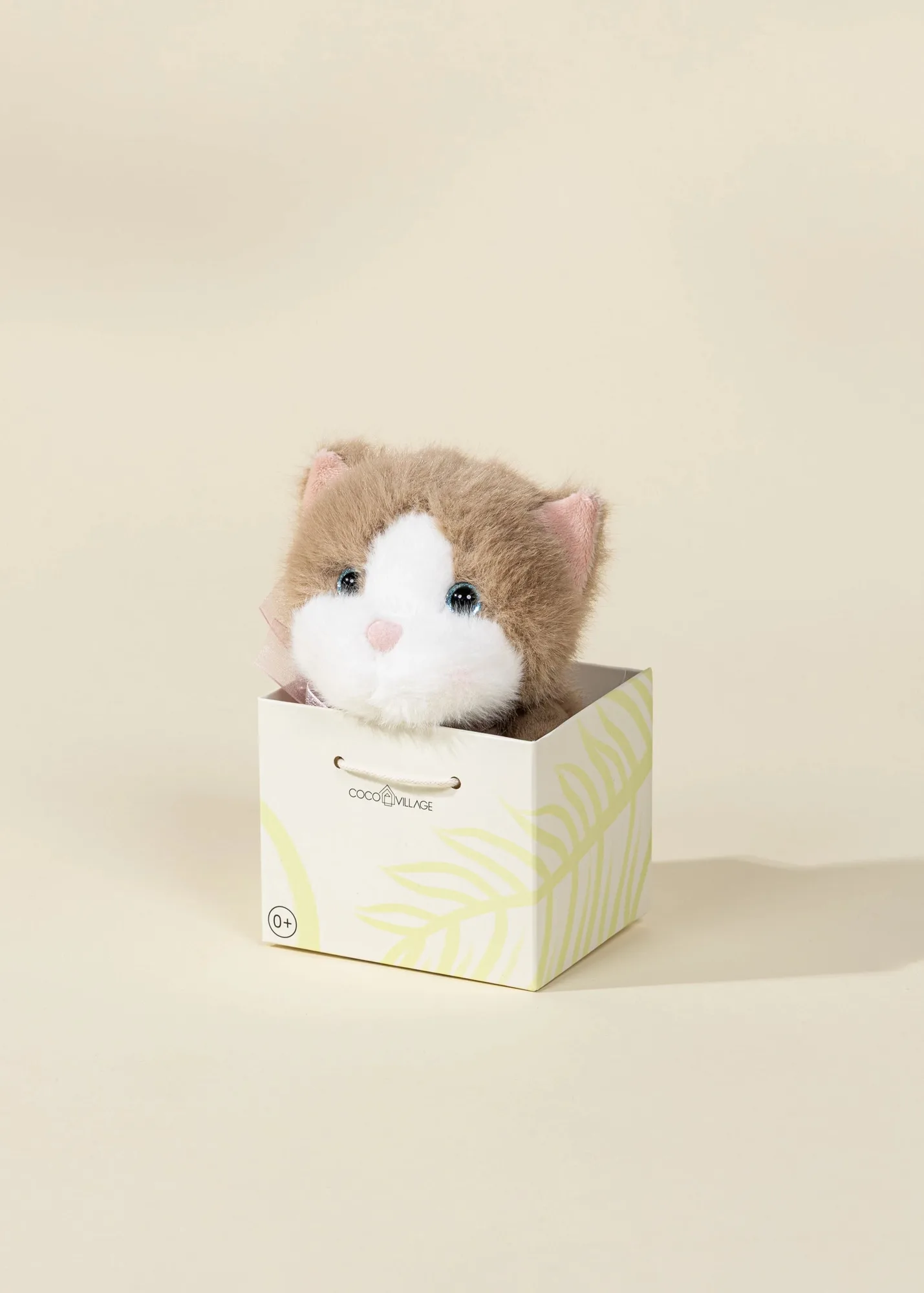Mini Gift Plush Toy - Beige Cat