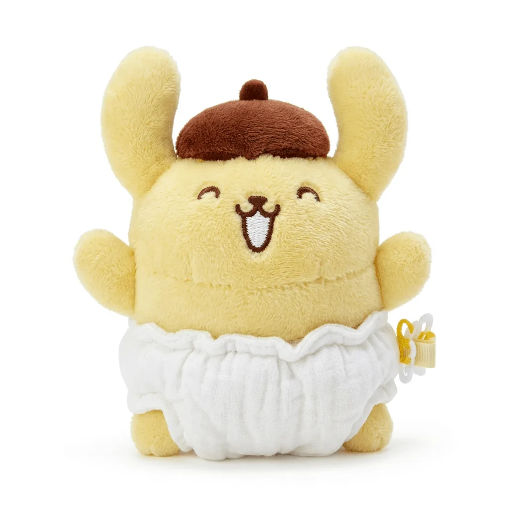 Llavero colgante de peluche Pompompurin | Juguete de peluche Sanrio