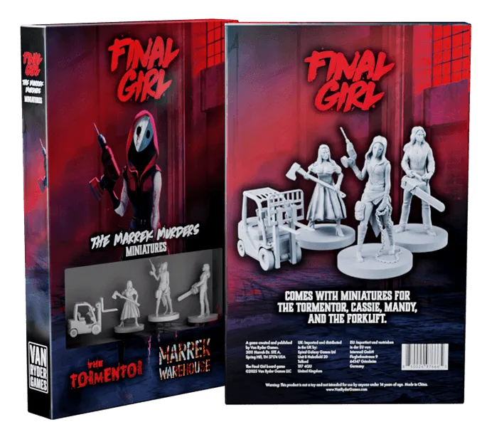 Final Girl The Marrek Murders Miniatures: Cosa contiene