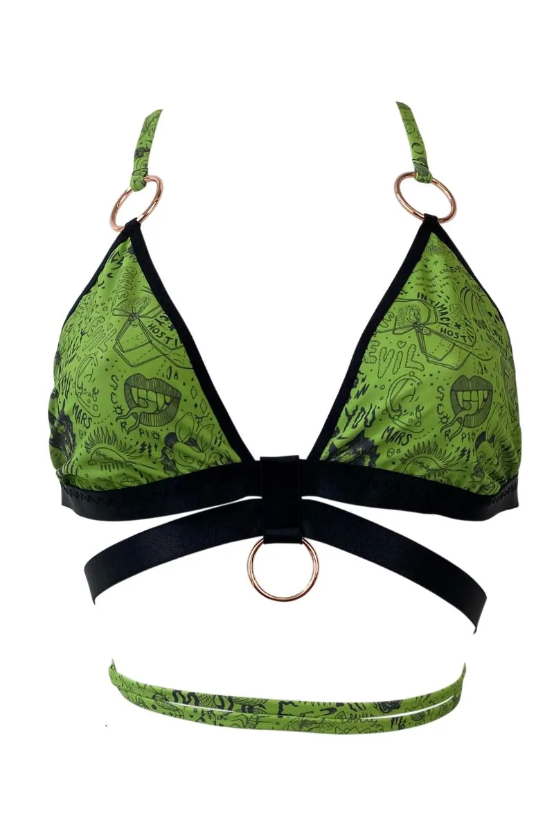 Emily Malice X Venom Bikini Top