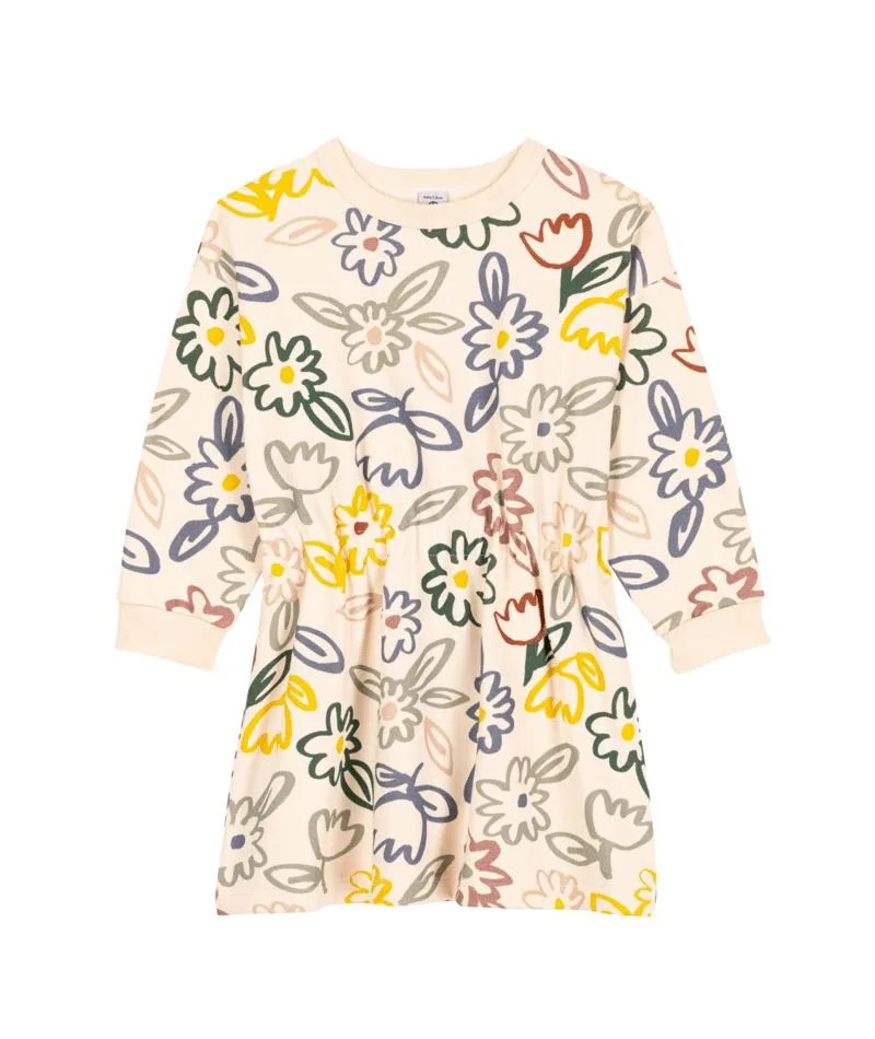 AW24 A0BER : Robe en maille douce pour l'hiver des tout-petits