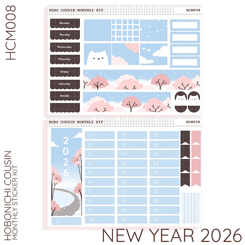 Hobonichi Weeks vs Kit Mensal: Que formato de autocolantes ganha?