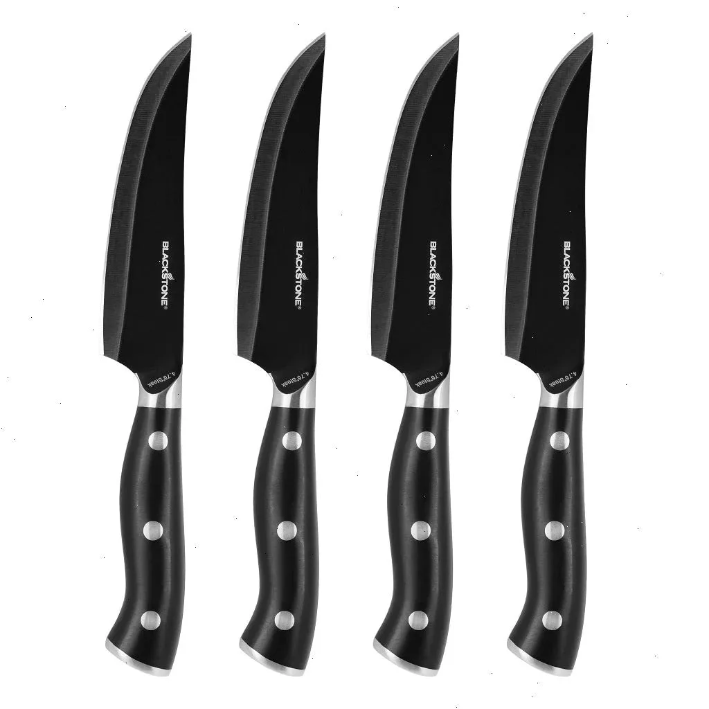 Steakmesser-Set für Griddle-Schnitte verwenden