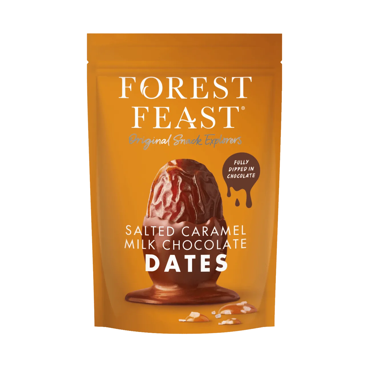 Salted Caramel Milk Chocolate Dates