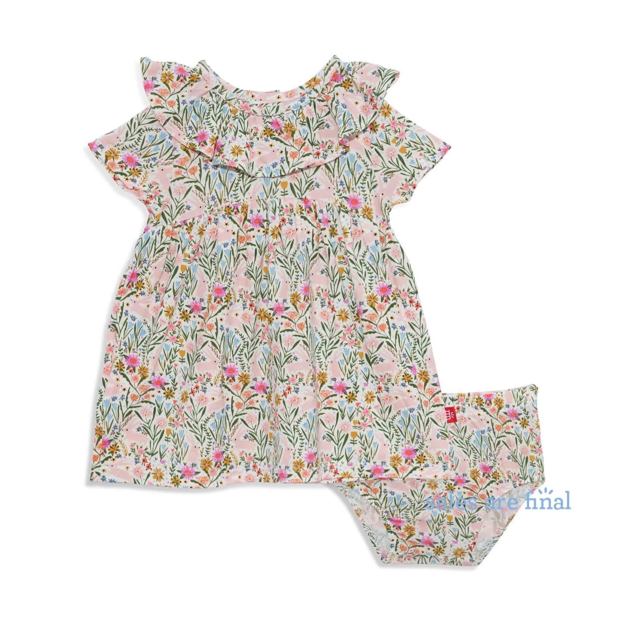 hunny bunny modal magnetic dress & diaper cover - re-loved
