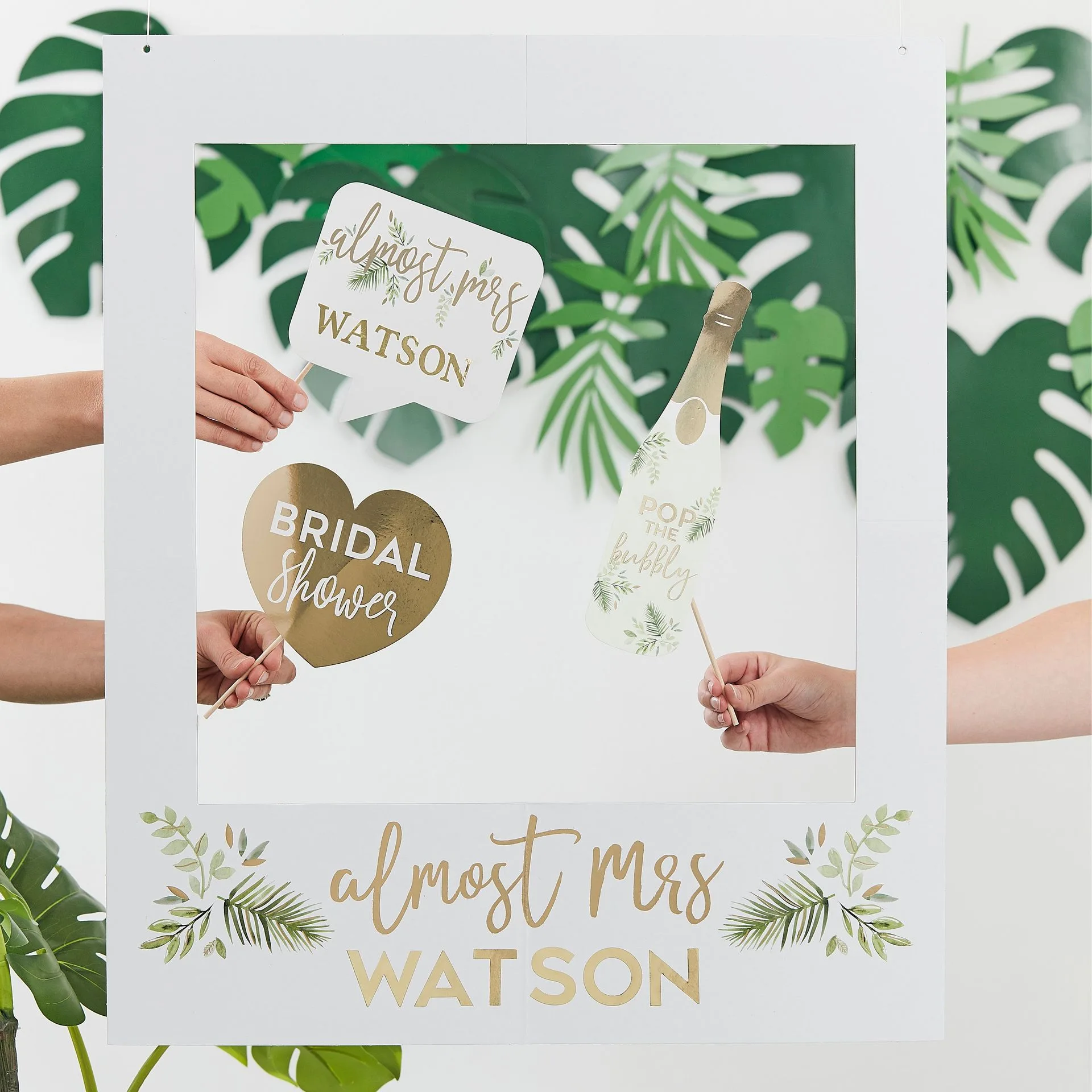 Botanical Personalised Hen Party Photo Frame