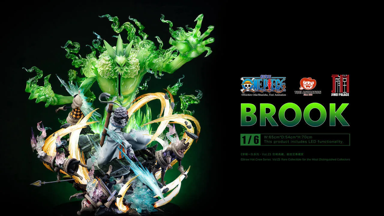 Estatua de Jimei Palace One Piece: Brook vs Luffy