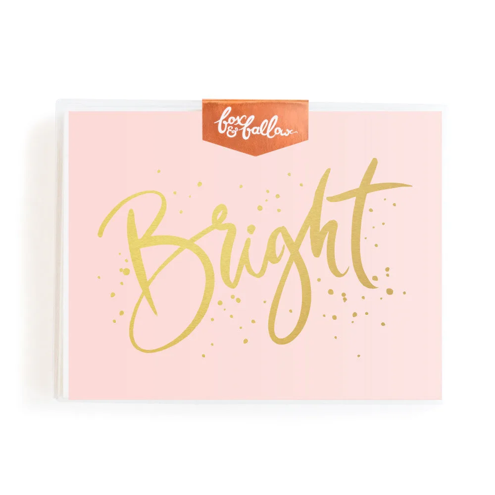 Coffret de cartes Bright