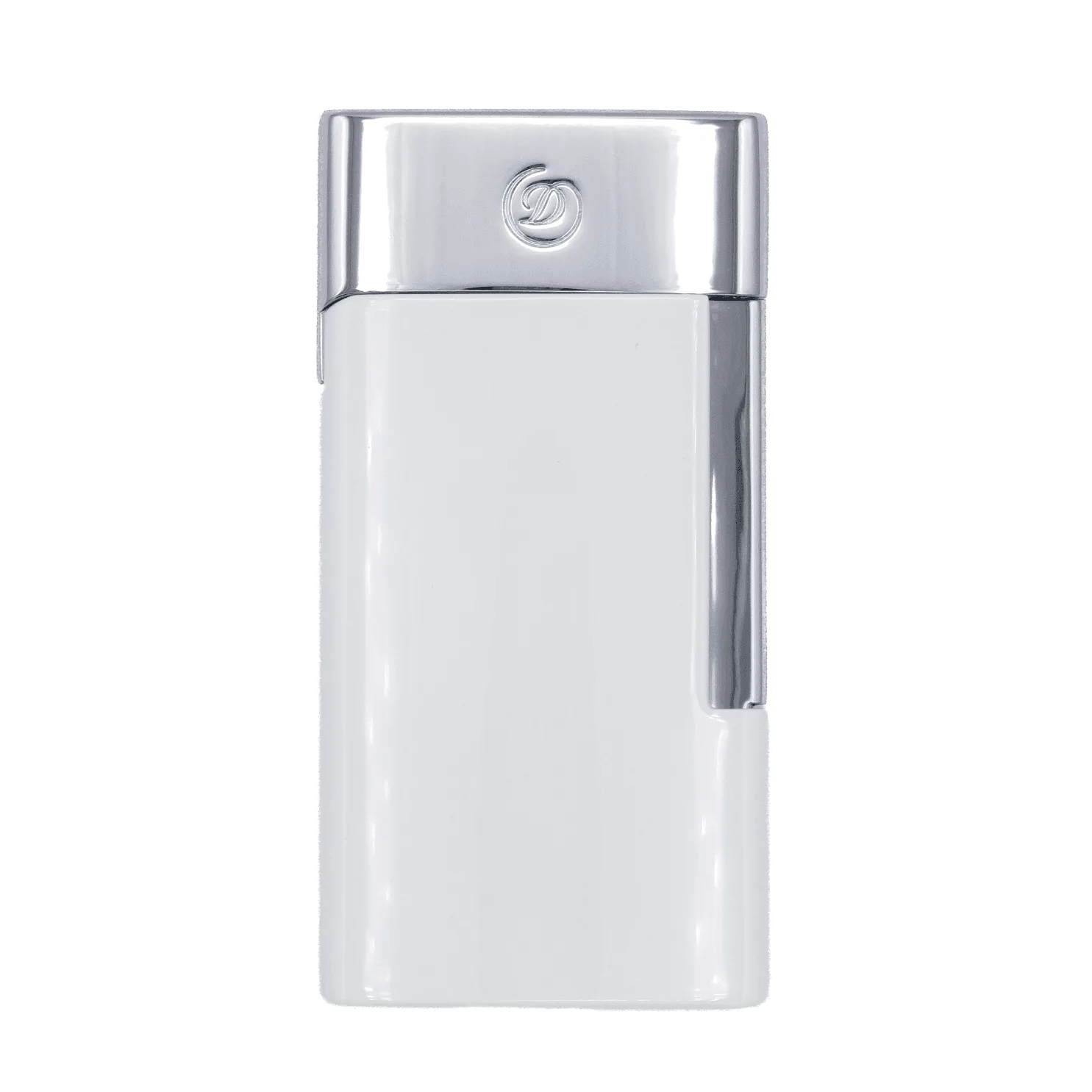S.T. Dupont E-Slim White & Chrome Lighter