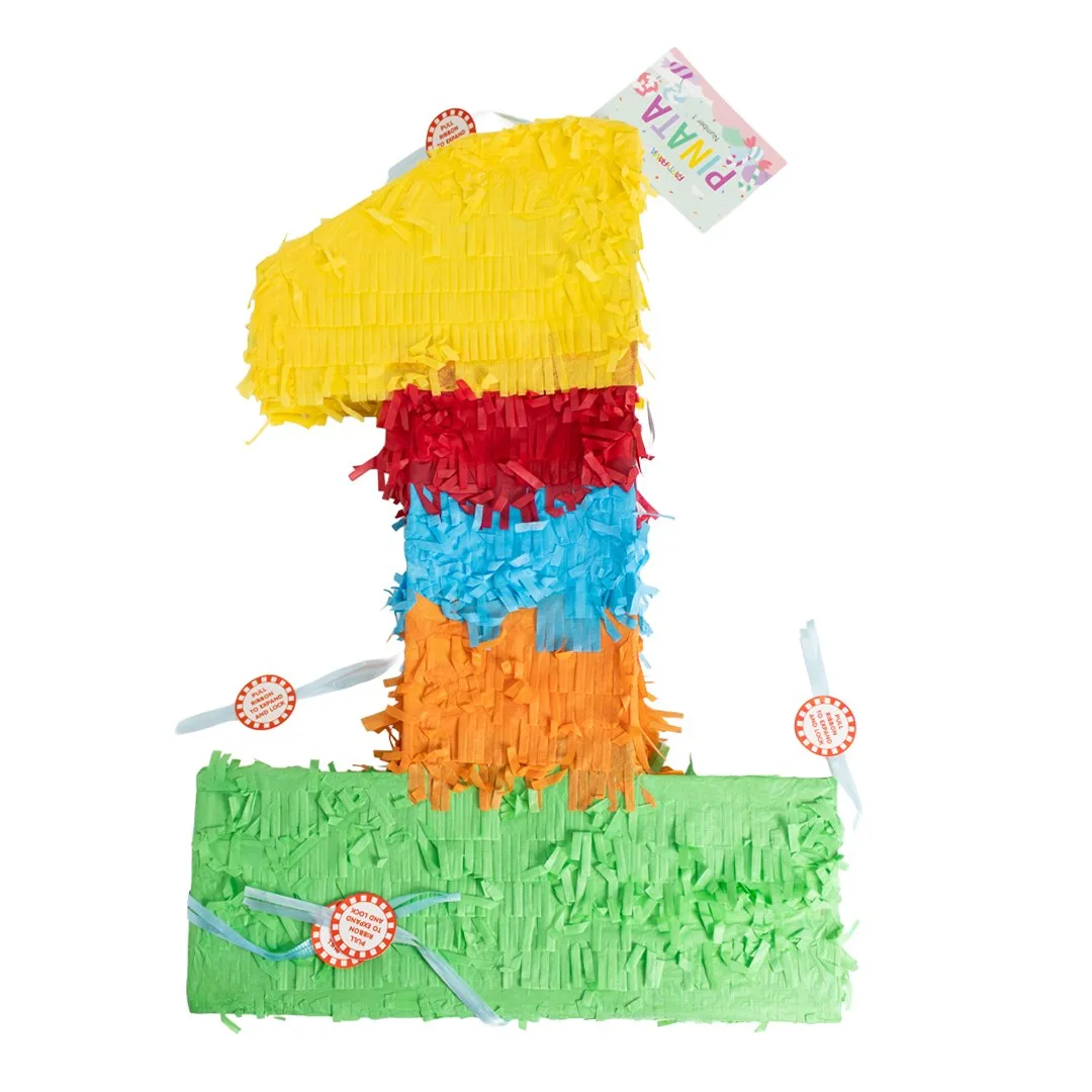 Number 1 3D Standard Pinata 49cm