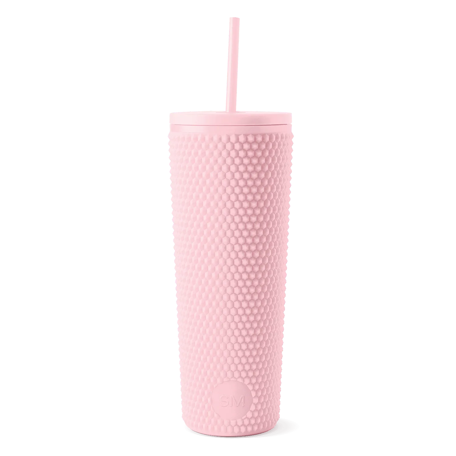 Textured Plastic Classic Tumbler with Straw Lid
