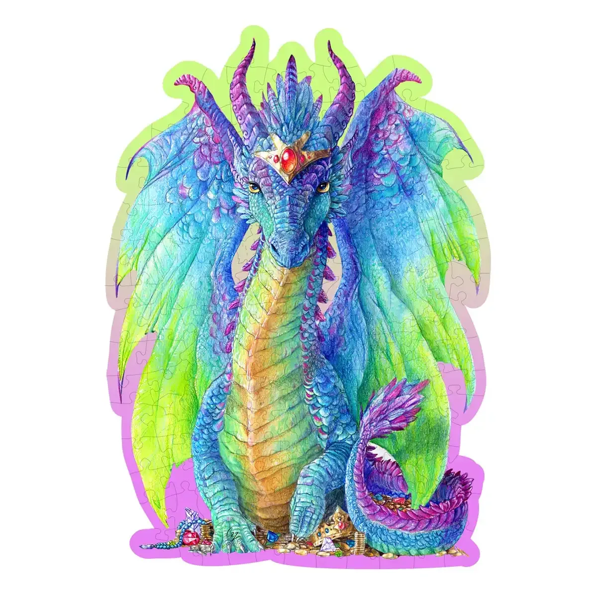 Magnificent Dragon 150 Wooden Puzzle