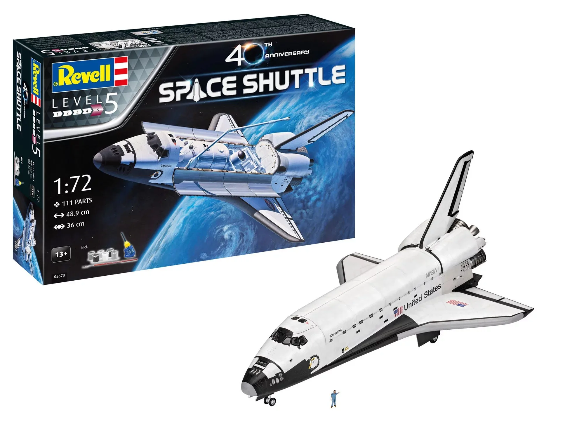 Coffret cadeau 40e anniversaire de la navette spatiale : Contenu et guide de montage