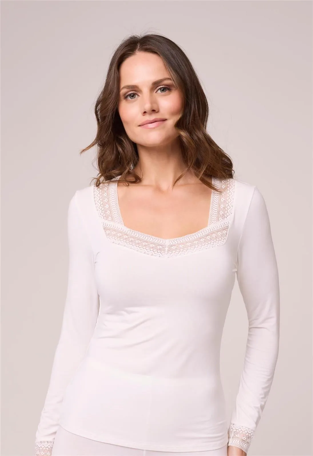 Bodybliss Long Sleeve V-Neck Top