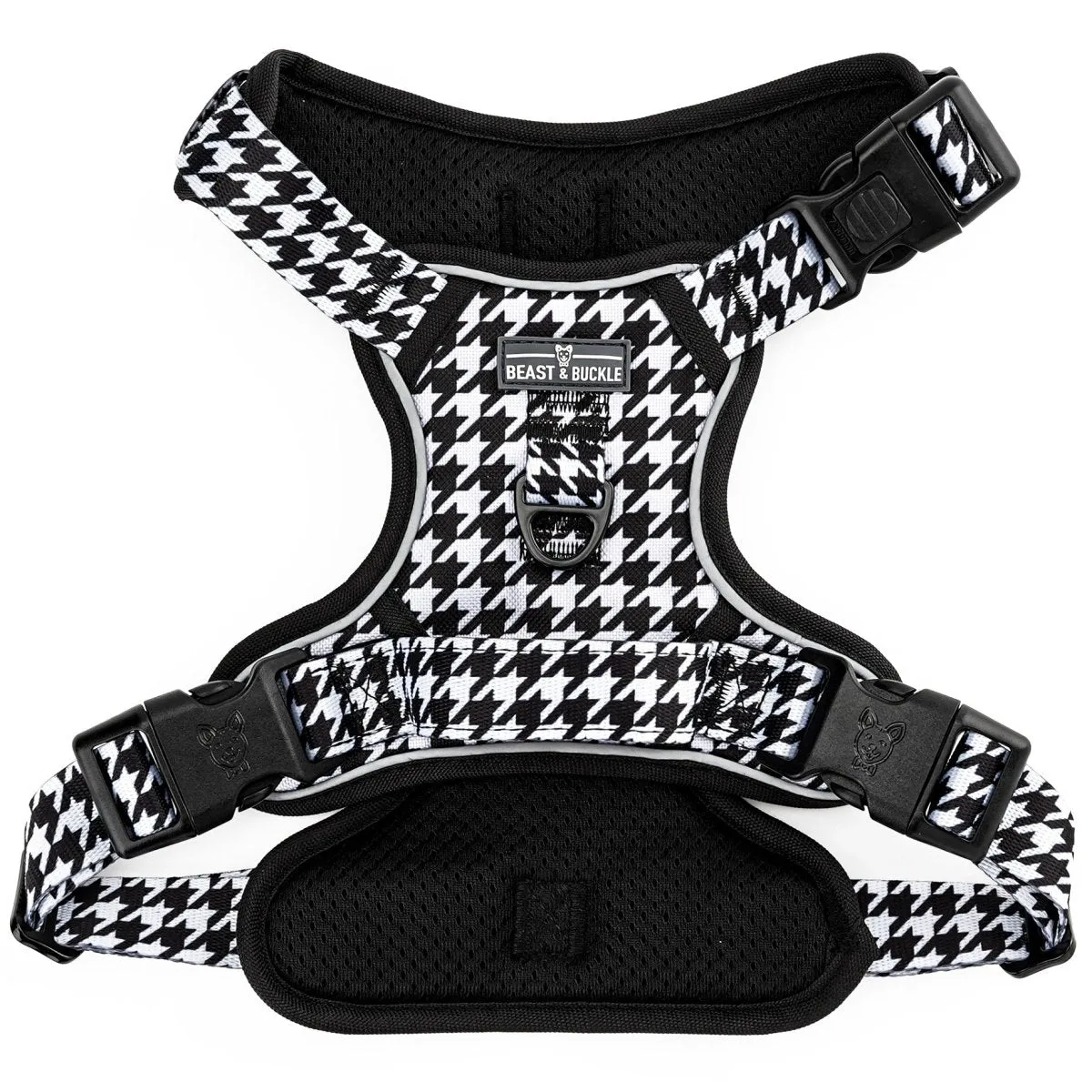Houndstooth No Pull Dog Harness