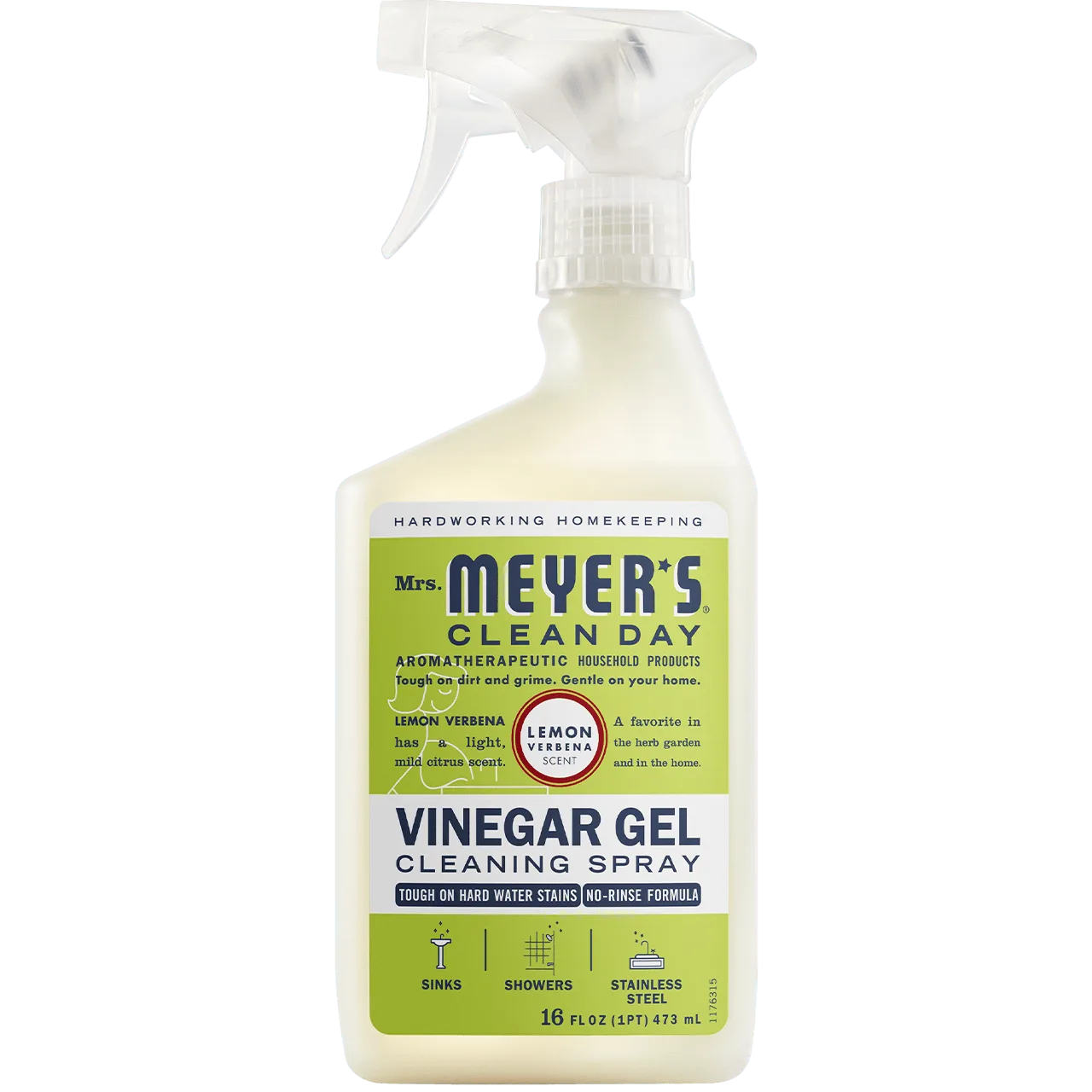 Citronverbena Eddike Gel Rengøringsspray