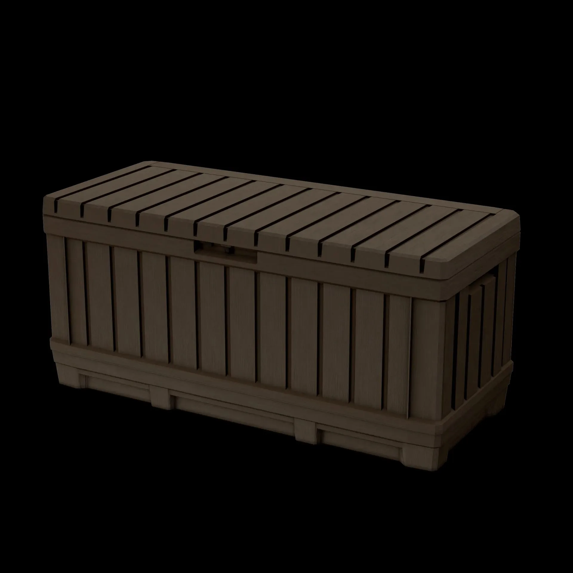 Kentwood 92 Gallon Deck Box - Brown
