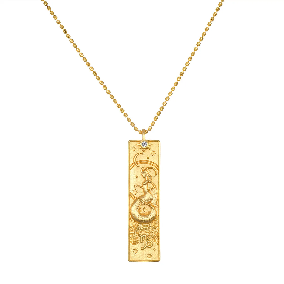 Story of Capricorn Zodiac Necklace