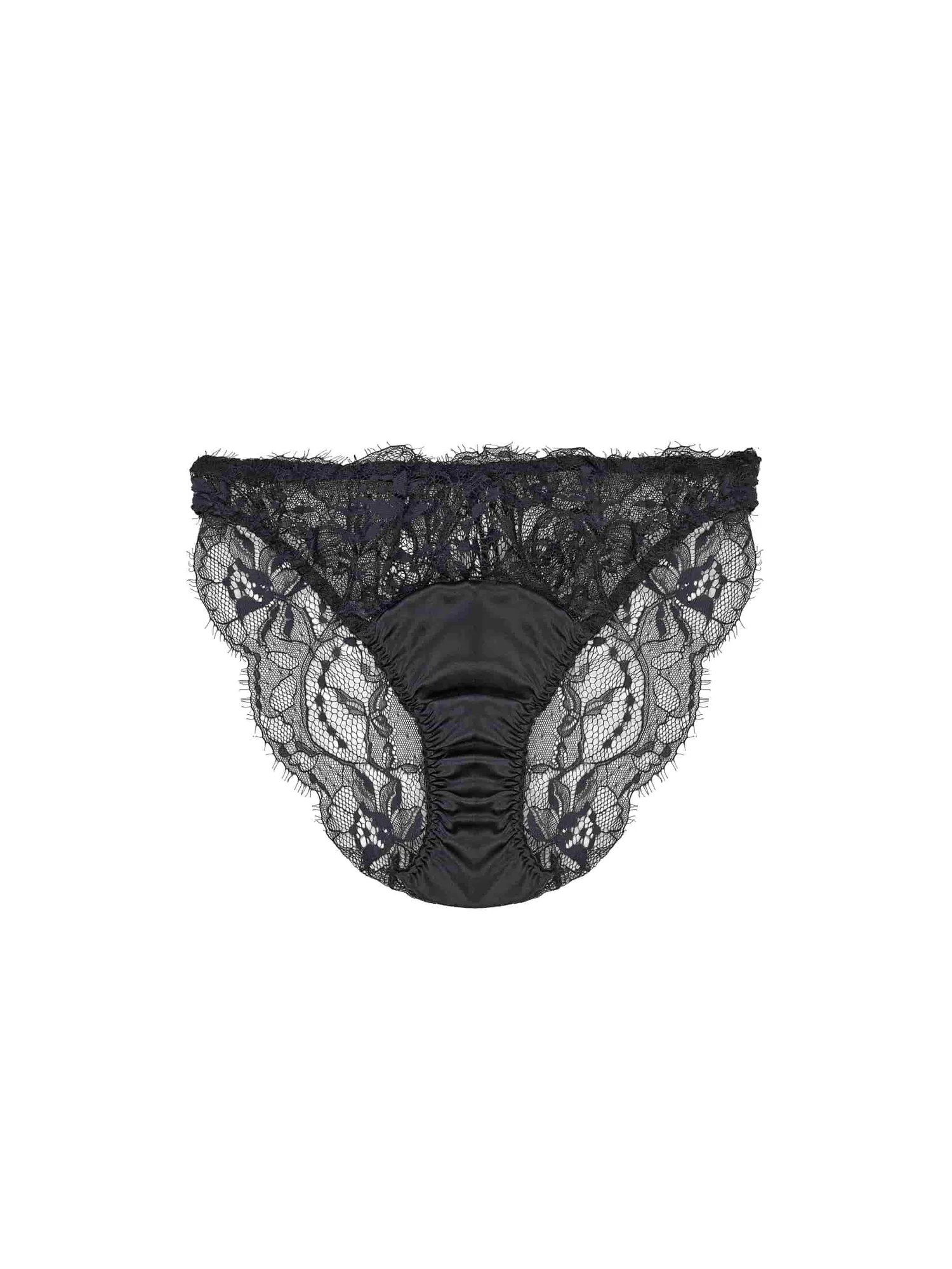 Signature Lace Brief - Black