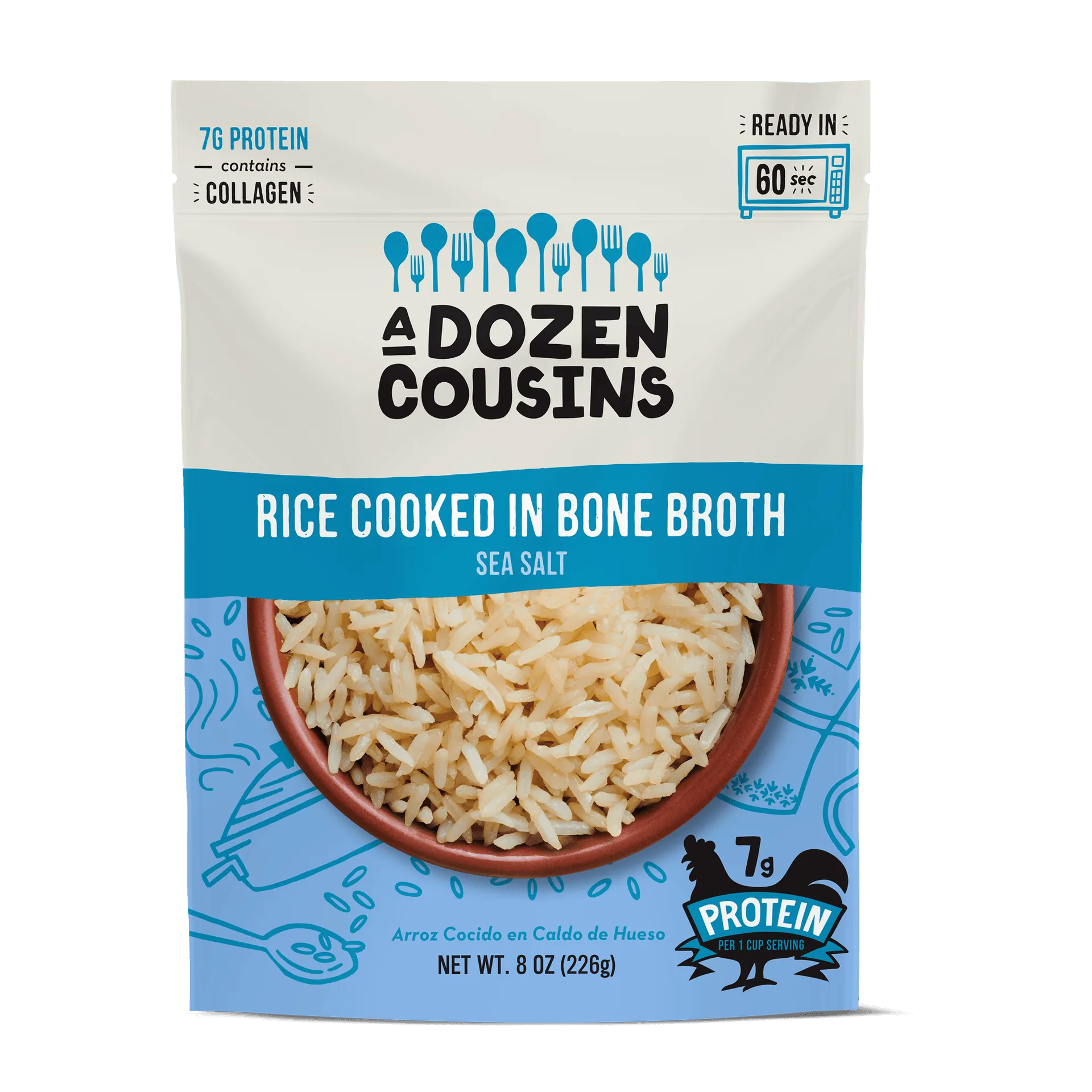 Sea Salt - Rice Cooked in Bone Broth