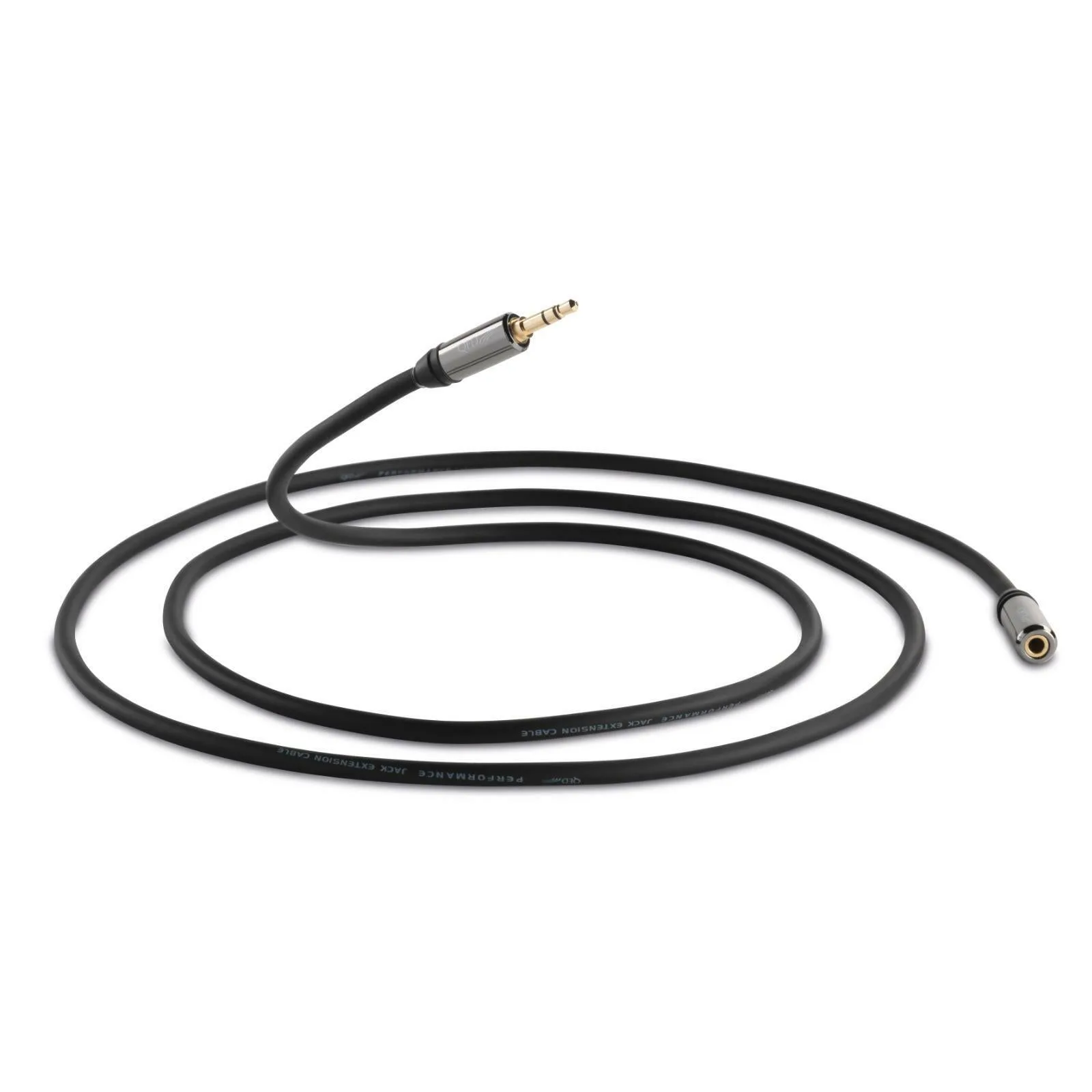 QED Performance QE7300 Headphone Extension 3.5mm Cable Jack to Socket AUX 1.5m