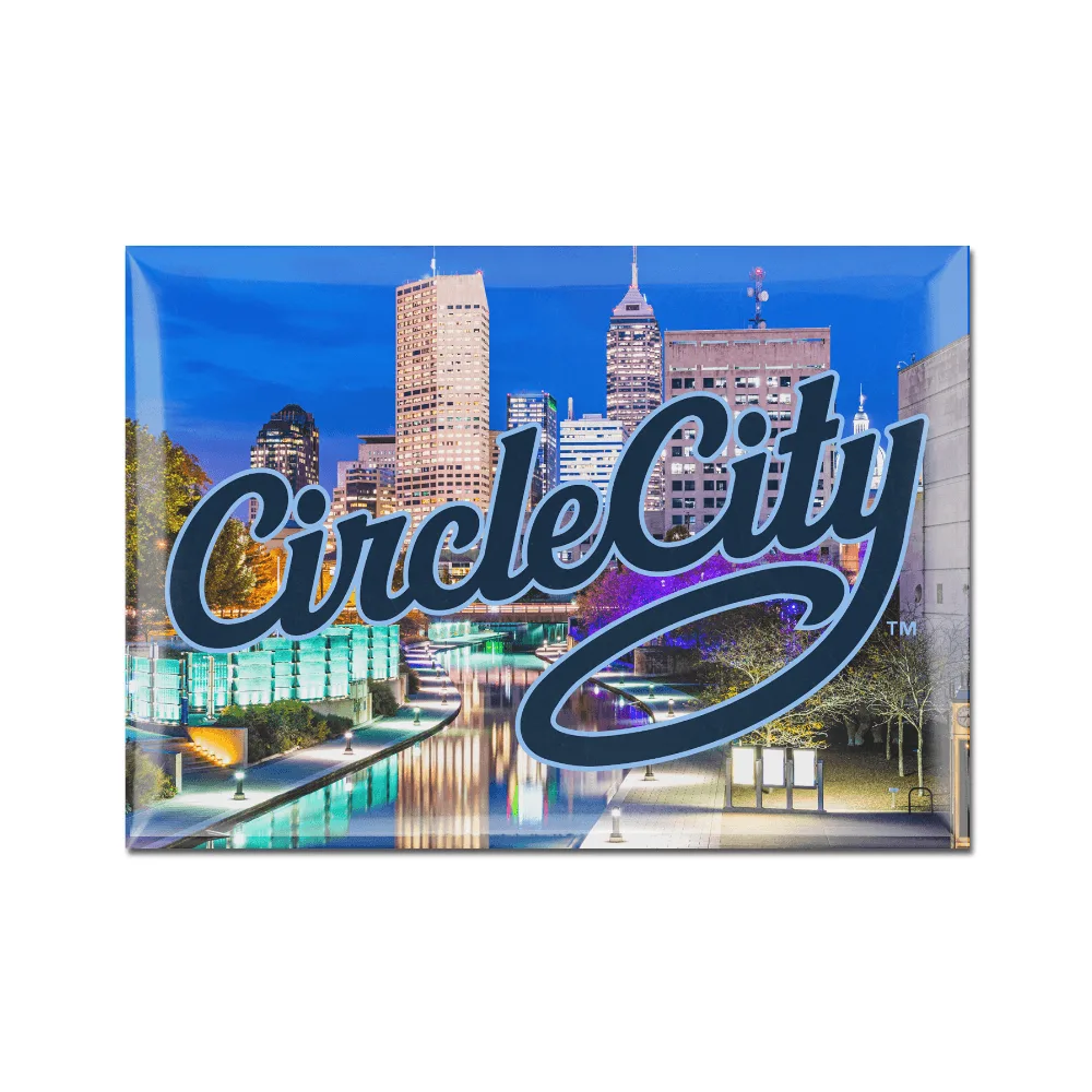 Circle City Skyline-magneet: waar is hij van gemaakt