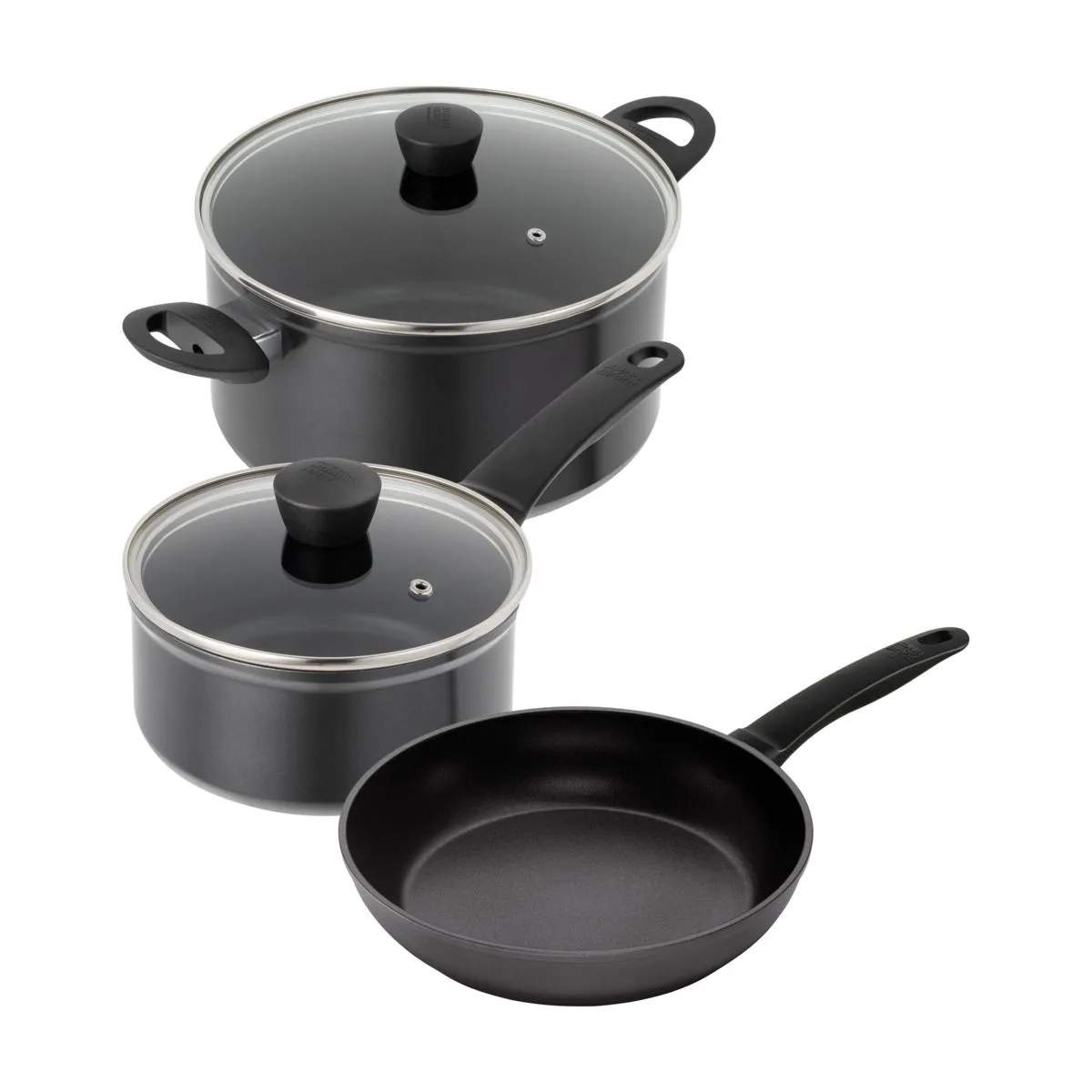 EASY INDUCTION طقم 1.5 + 3.0 لتر + مقلاة قطر 24 سم