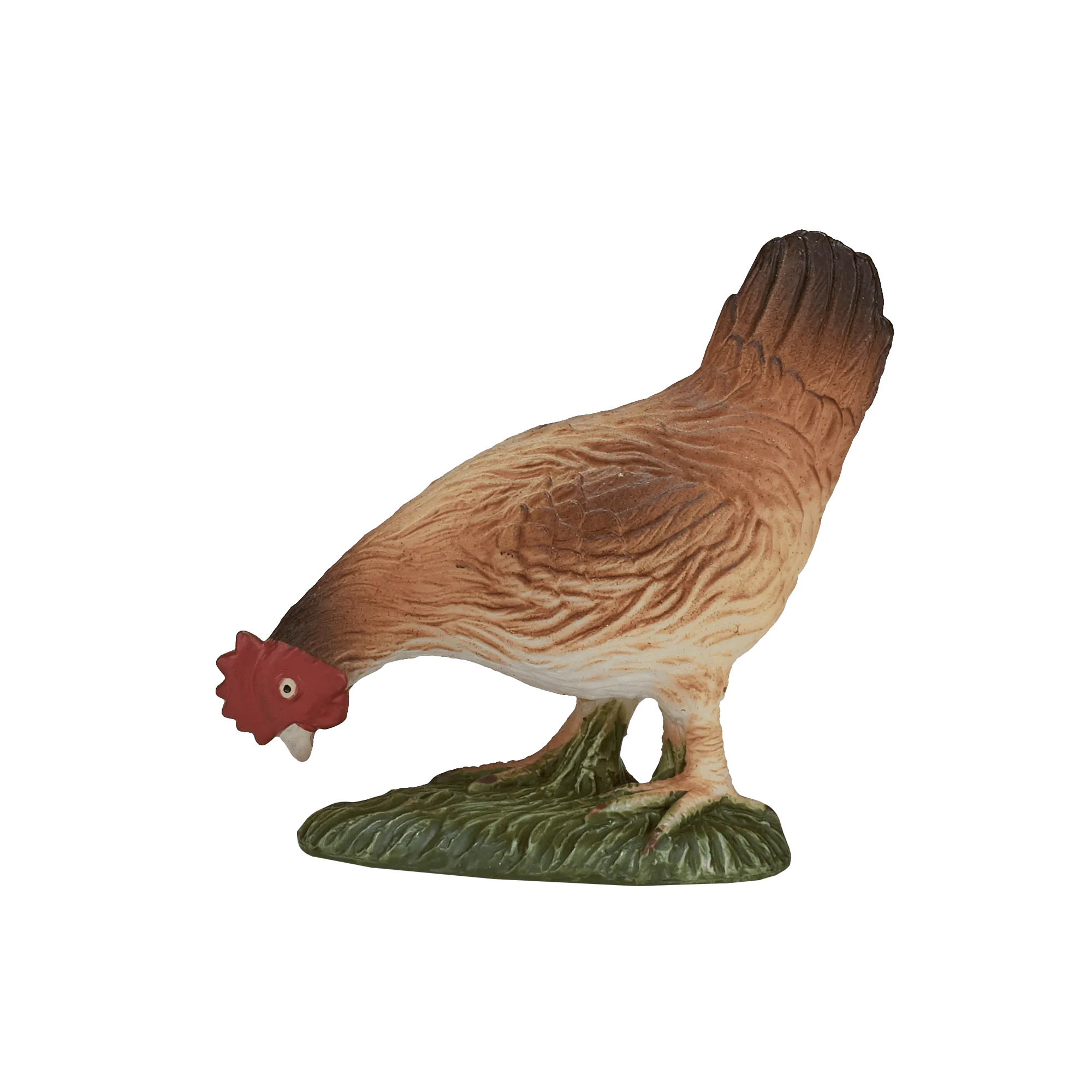 How to Pose a Hen Eating Figure in a Farm Diorama