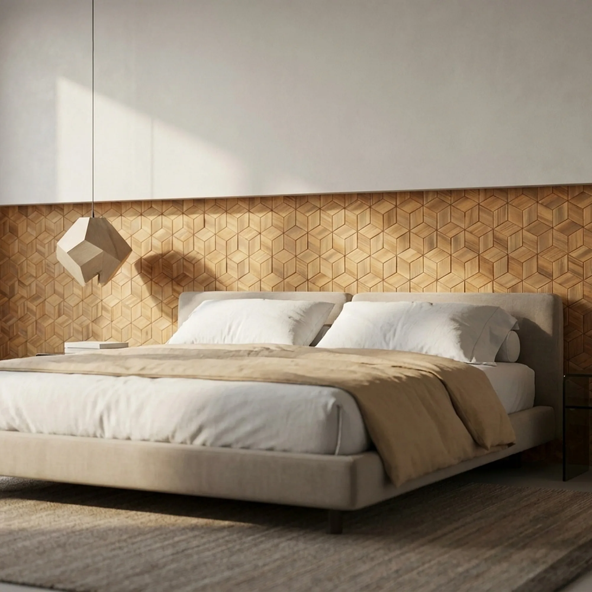 3D Wood Wall Panel | Fresh Pine | 11.8×13.8"