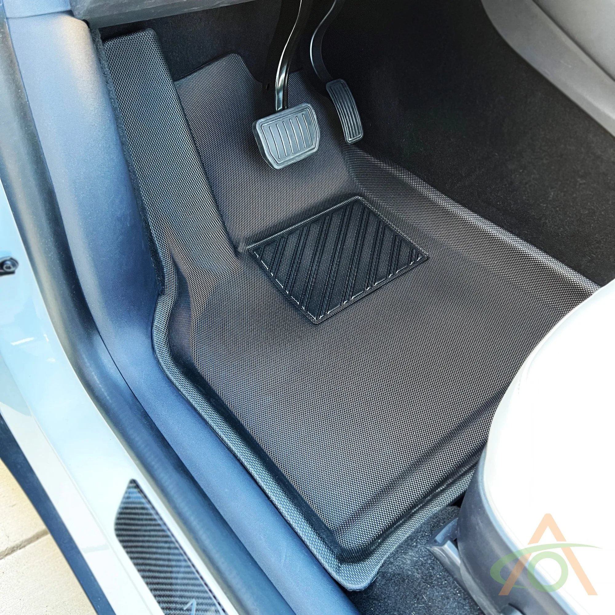 Premium Model Y Floor Mats by Abstract Ocean